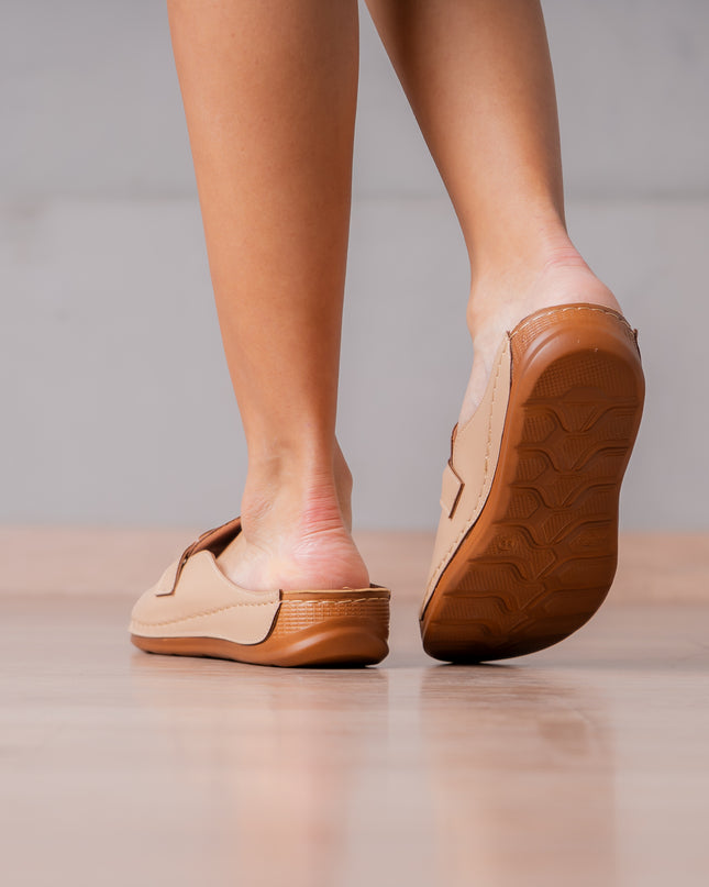 Sandalias Casuales Mujer Karker - Beige