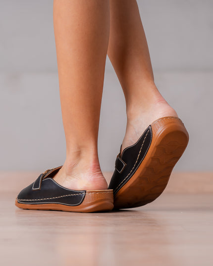 Sandalias Cauales Mujer Karker - Negro