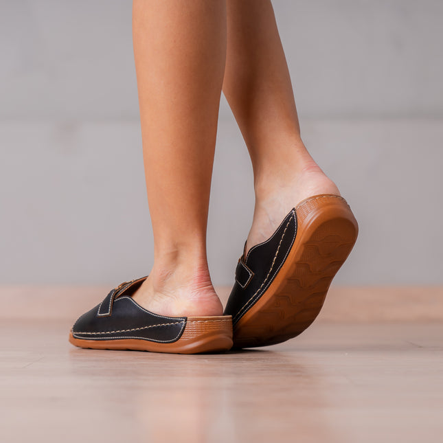 Sandalias Casuales Mujer Karker - Negro