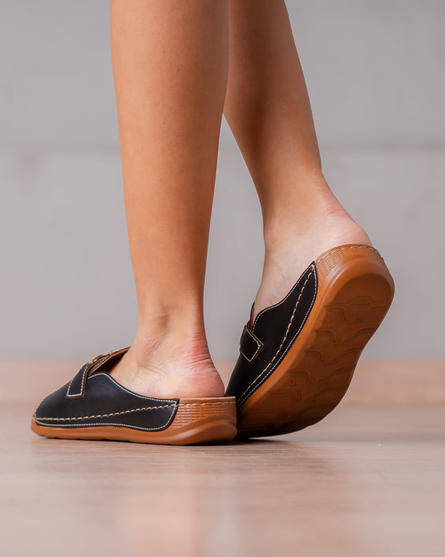 Sandalias Cauales Mujer Karker - Negro