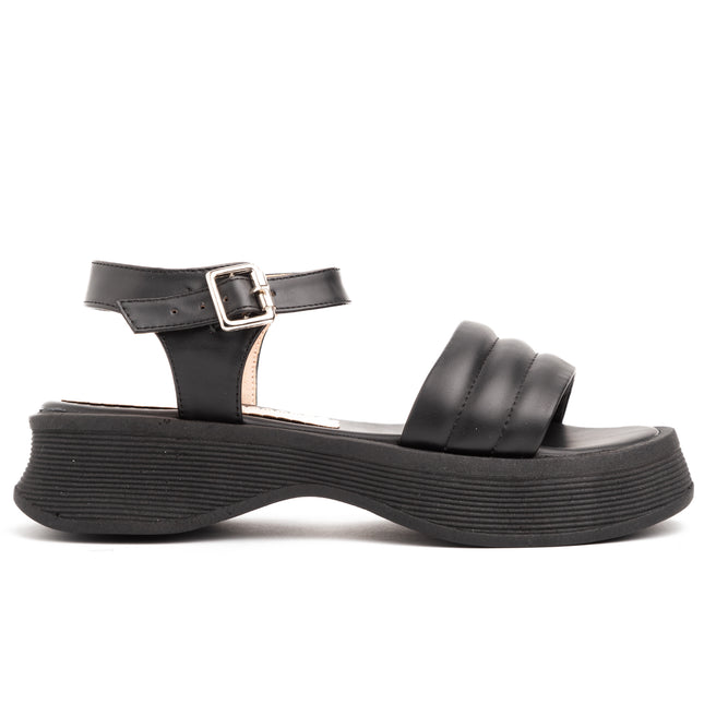 Sandalias Casuales Mujer Kaziz - Negro