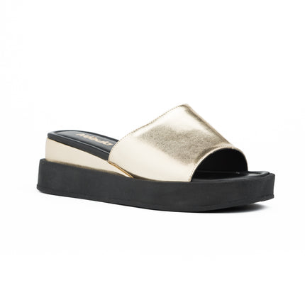Sandalias Casuales Mujer Kira - Dorado