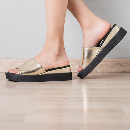 Sandalias Casuales Mujer Kira - Dorado