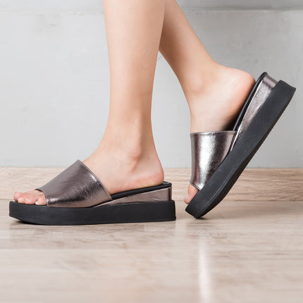 Sandalias Casuales Mujer Kira - Plateado