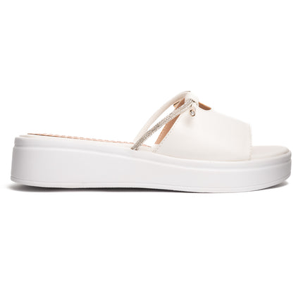 Sandalias Casuales Mujer Koleos - Blanco