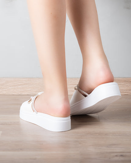 Sandalias Casuales Mujer Koleos - Blanco