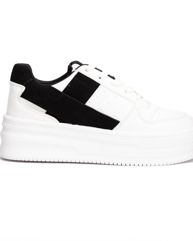 Zapatilla Krabi - Blanco Con Negro