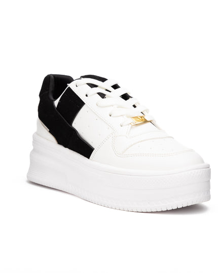 Zapatilla Krabi - Blanco Con Negro