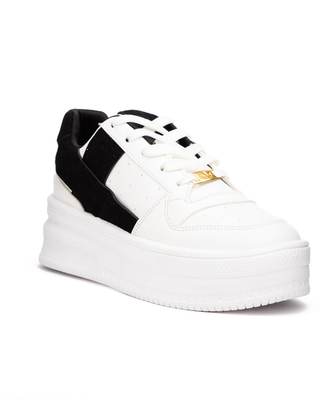 Zapatilla Krabi - Blanco Con Negro