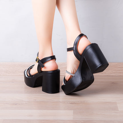 Sandalias de Vestir Mujer Kris - Negro
