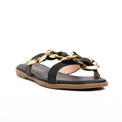 Sandalias Casuales Mujer Lagos - Negro