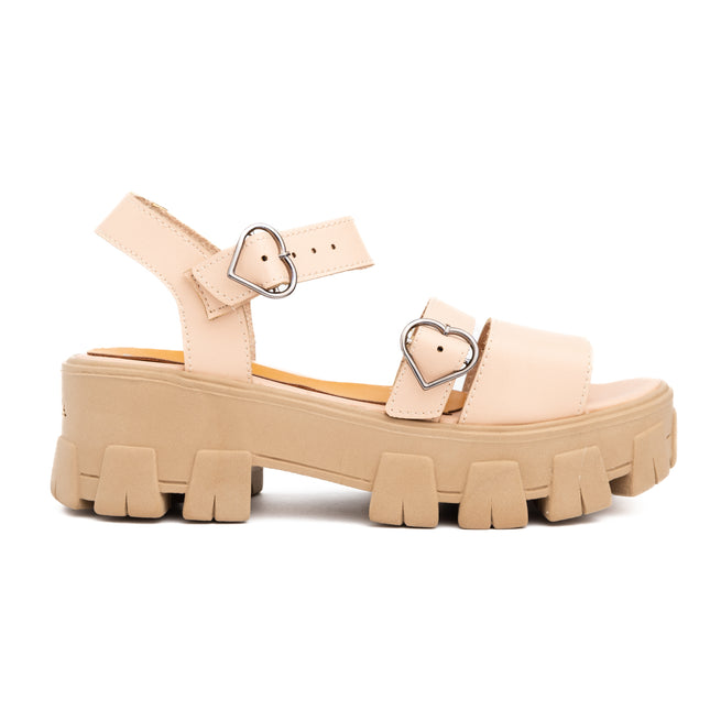 Sandalias Casuales Mujer Lannion - Beige