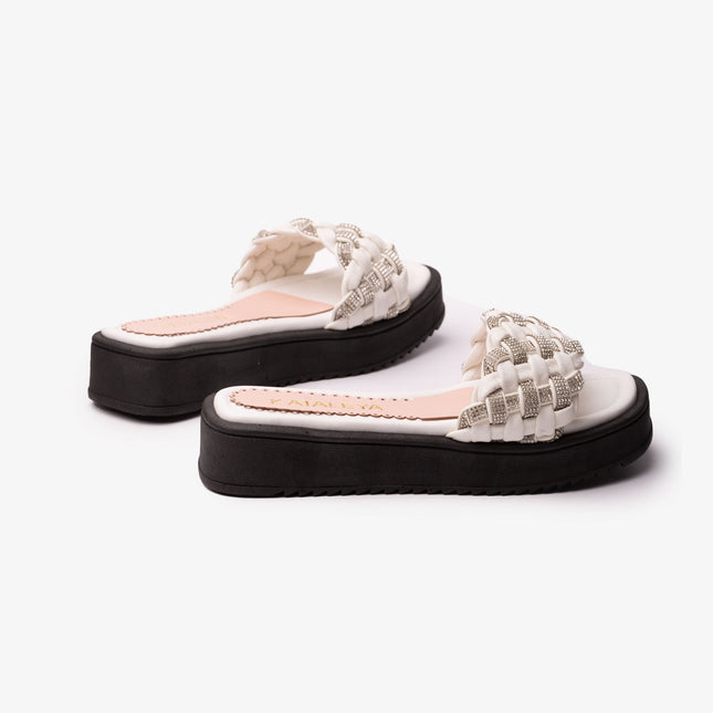 Sandalias Casuales Mujer Larissa - Blanco