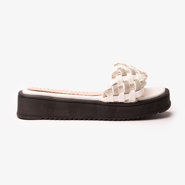 Sandalias Casuales Mujer Larissa - Blanco