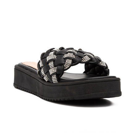 Sandalias Casuales Mujer Larissa - Negro