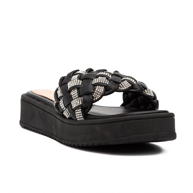 Sandalias Casuales Mujer Larissa - Negro