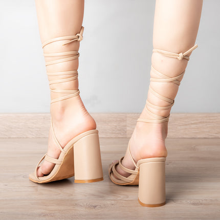 Sandalias de Vestir Mujer Lia - Nude