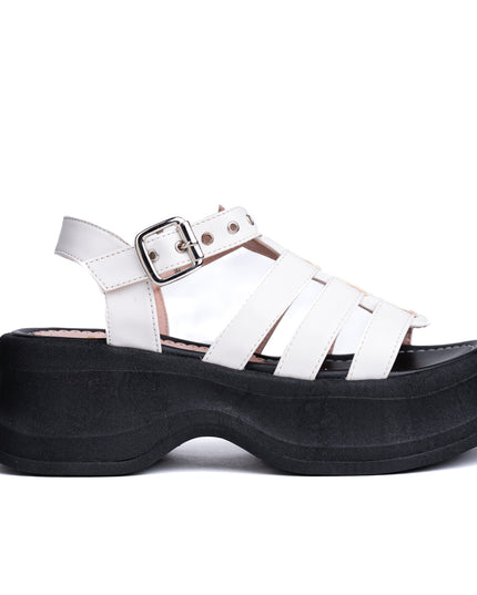 Sandalias Casuales Mujer Liliana - Blanco
