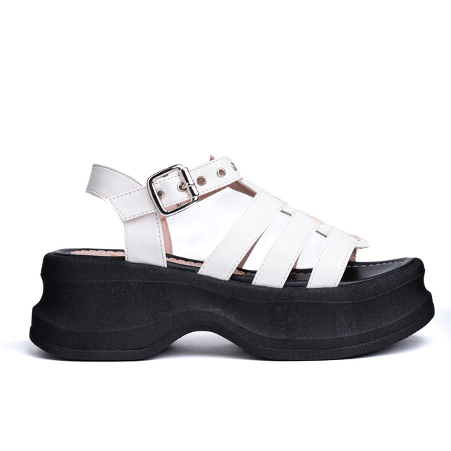 Sandalias Casuales Mujer Liliana - Blanco