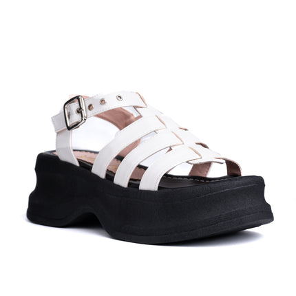 Sandalias Casuales Mujer Liliana - Blanco