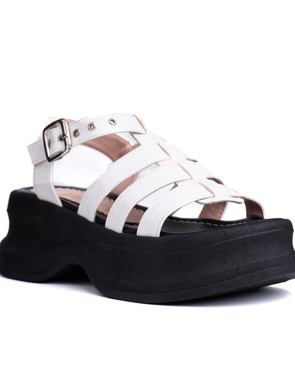 Sandalias Casuales Mujer Liliana - Blanco