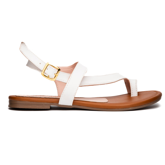 Sandalias Casuales Mujer Linares - Blanco