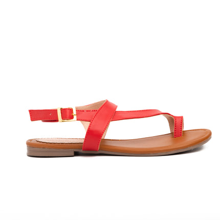 Sandalias Casuales Mujer Linares - Rojo