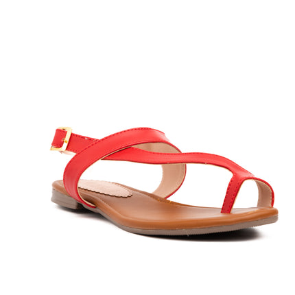 Sandalias Casuales Mujer Linares - Rojo