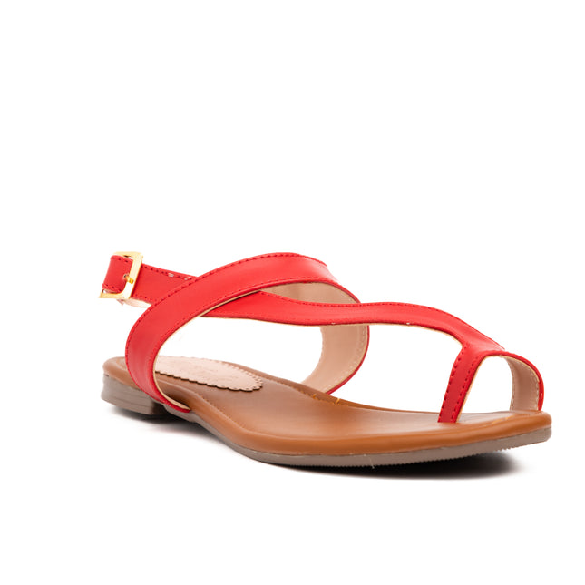 Sandalias Casuales Mujer Linares - Rojo