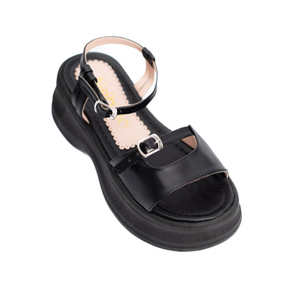 Sandalias Casuales Mujer Luibov -Negro