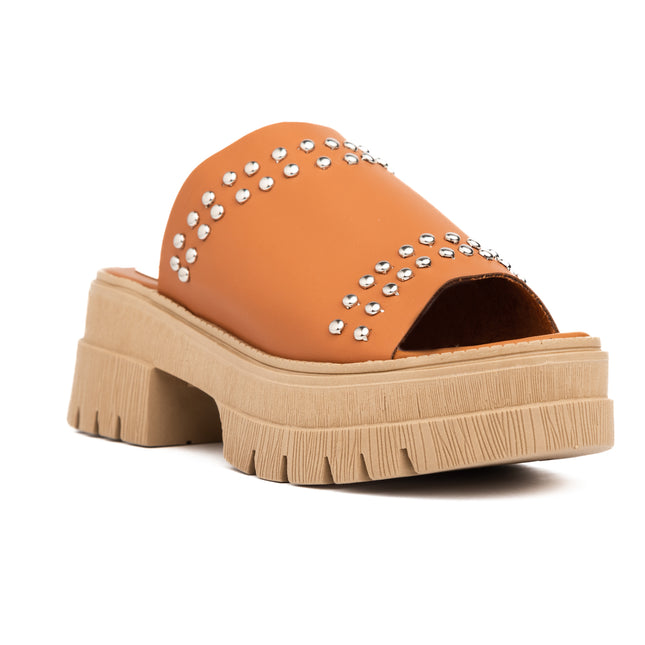 Sandalias Casuales Mujer Luvre - Camel