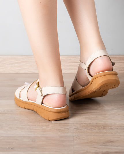 Sandalias Casuales Mujer Maldonado - Beige
