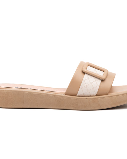 Sandalias Casuales Mujer Malibu - Beige