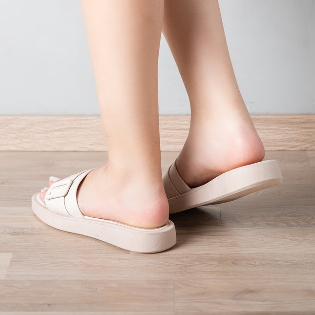 Sandalias Casuales Mujer Malibu - Hueso