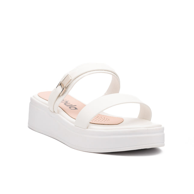 Sandalias Casuales Mujer Maryori - Blanco