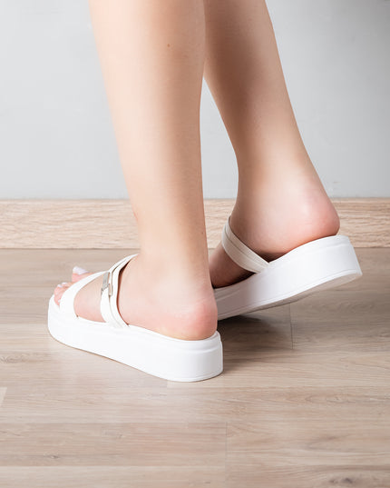 Sandalias Casuales Mujer Maryori - Blanco