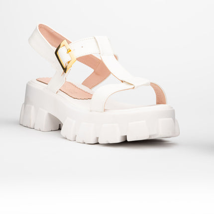 Sandalias Casuales Mujer Mesina - Blanco
