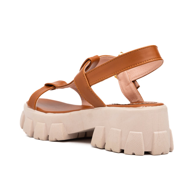 Sandalias Casuales Mujer Mesina - Camel 2