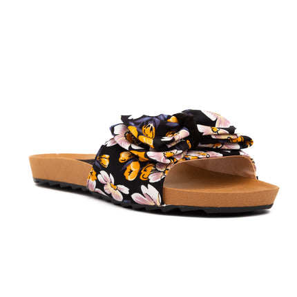 Sandalias Casuales Mujer Michi - Azul Floreado