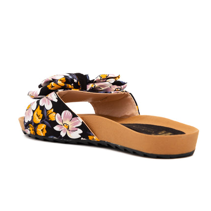 Sandalias Casuales Mujer Michi - Azul Floreado