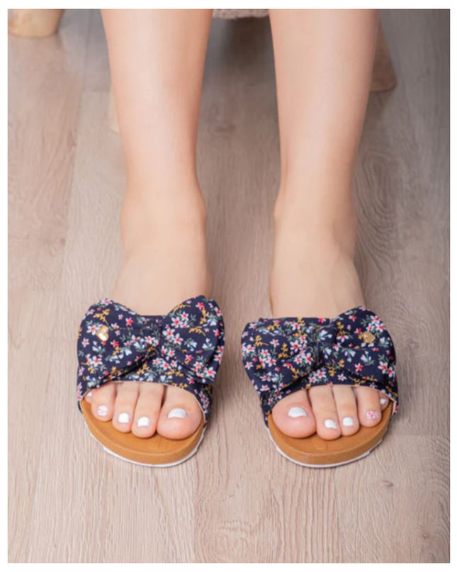 Sandalia Minna - Azul Floreado
