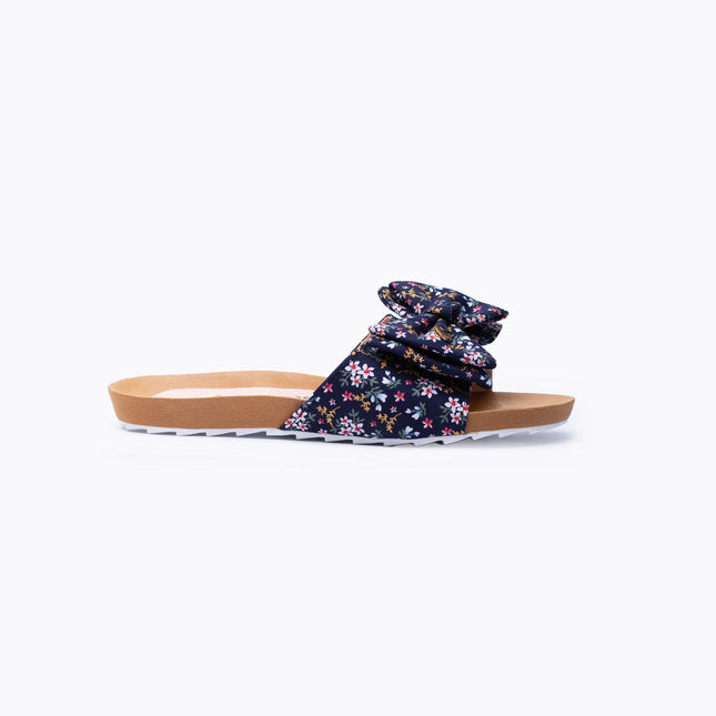 Sandalias Casuales Mujer Minna - Azul Floreado