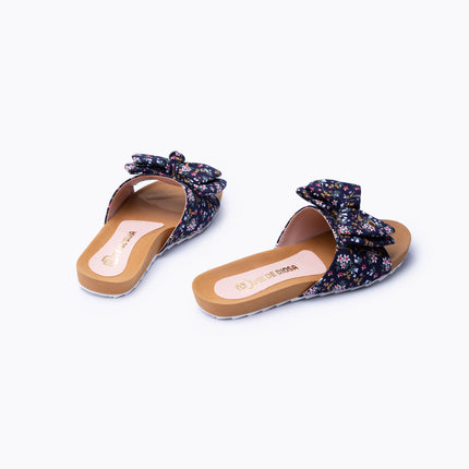 Sandalias Casuales Mujer Minna - Azul Floreado