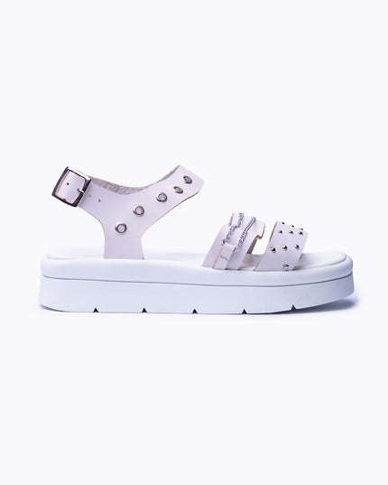 Sandalias Casuales Mujer Monaco - Blanco