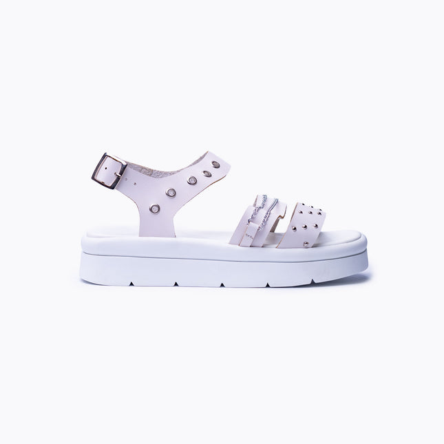 Sandalias Casuales Mujer Monaco - Blanco