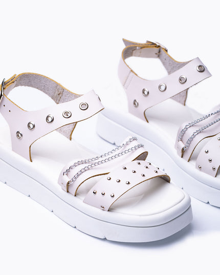 Sandalias Casuales Mujer Monaco - Blanco