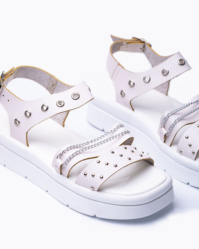 Sandalias Casuales Mujer Monaco - Blanco