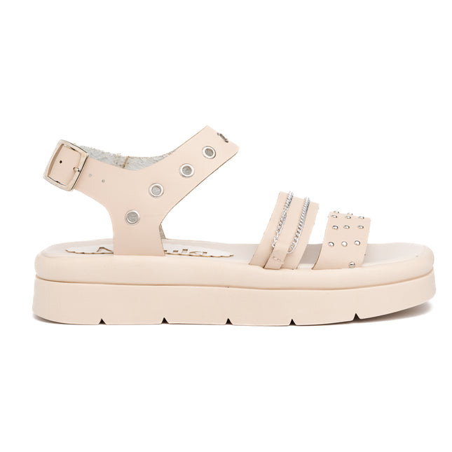 Sandalias Casuales Mujer Monaco - Nude