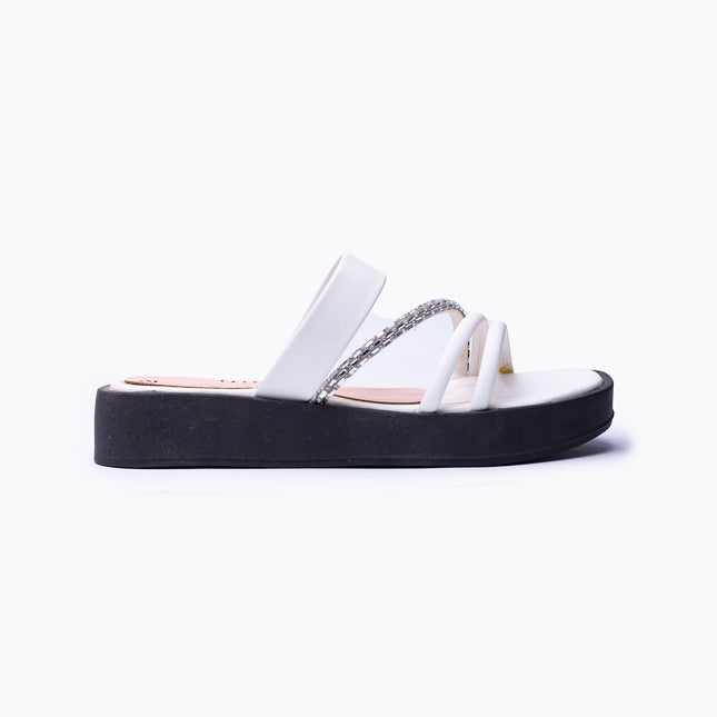 Sandalias Casuales Mujer Montt - Blanco