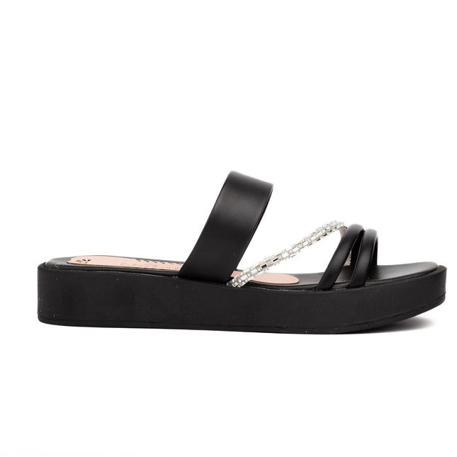 Sandalias Casuales Mujer Montt - Negro